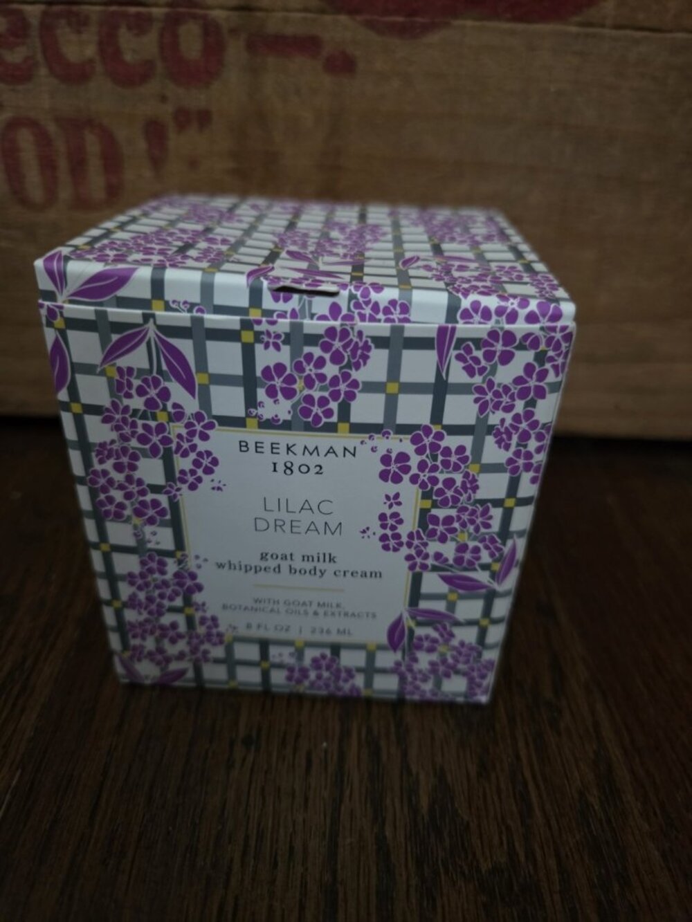 Beekman 1802 Lilac Dream Goat Milk Whipped Body Cream ~ 8 oz New